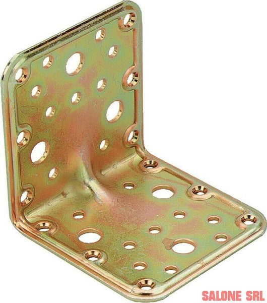 PIASTRA ACCIAIO ANGOLARE 20 PZ.PER FISSAGGIO TRAVI LEGNO  90X90X90