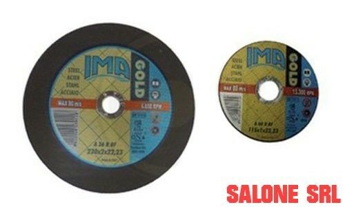 DISCO ABRASIVO IMA 50PZ TAGLIO ACCIAIO 115x1,0 MOLA ABRASIVA