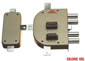 SERRATURA QUINTUPLICE DI SICUREZZA ANTIFURTO A DOPPIA MAPPA CR ART.2350