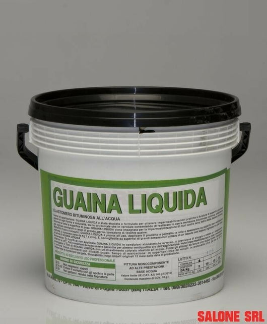 GUAINA LIQUIDA RESINOSA COLORE BIANCO KG.5