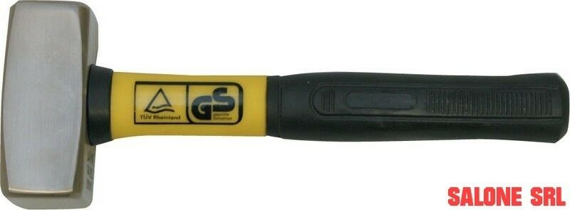 MAZZETTA DA MURATORE OTTAGONALE GR.800 CON MANICO IN FIBERGLASS