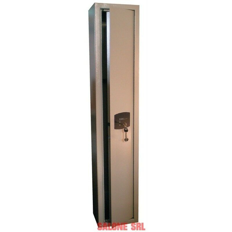 ARMADIO PORTAFUCILI TORO 3 POSTI ARMERIA CASSAFORTE CM.25X20X135H