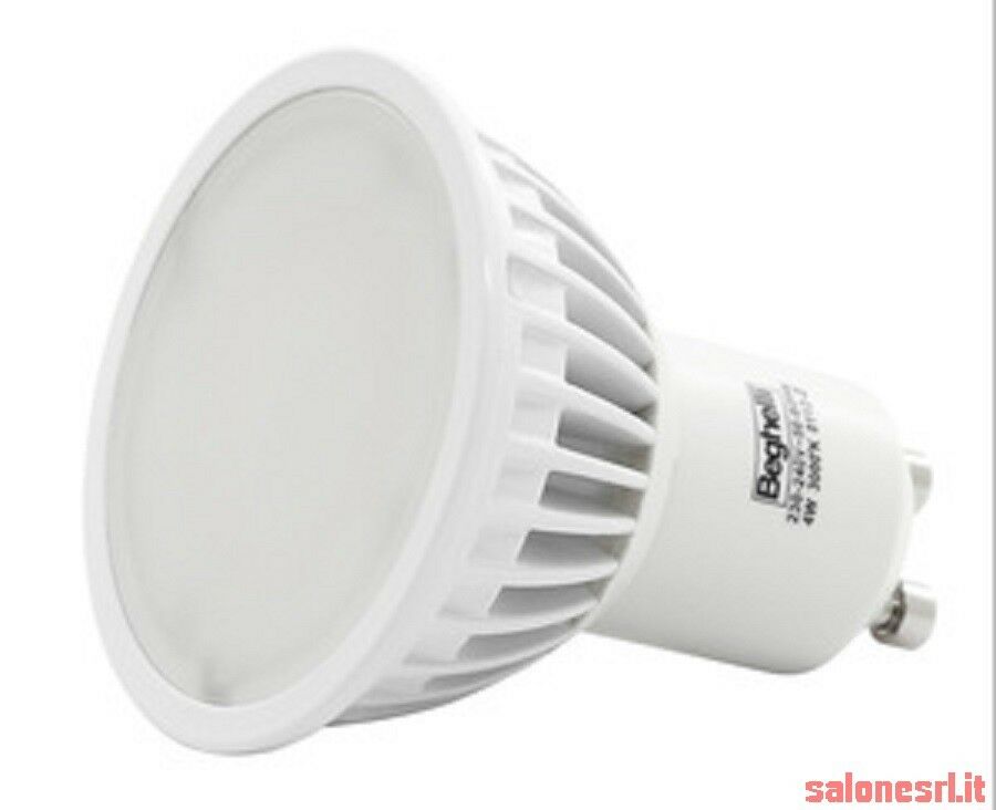 LAMPADA 10PZ BEGHELLI LED 56858 GU10 W7 NATURALE 4000K LAMPADINA