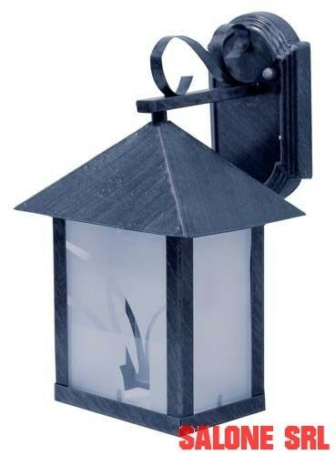 LANTERNA ACCIAIO VENTOTENE A PARETE CM.32H  Illuminazione ESTERNO INTERNO LAMPADA
