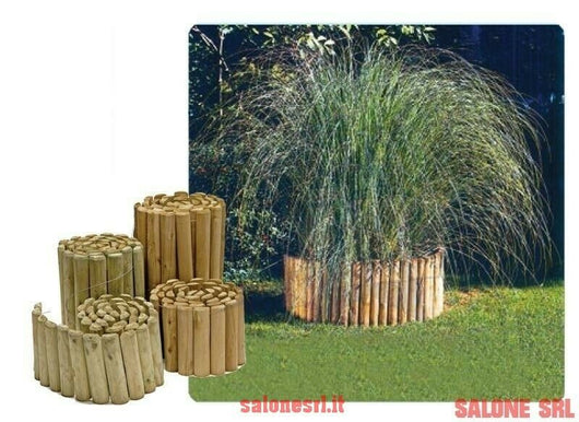 STECCATO ROLLBORDER PER DELIMITARE AIUOLE TONDE CM.5X20X200 IN LEGNO DI PINO IMPREGNATO