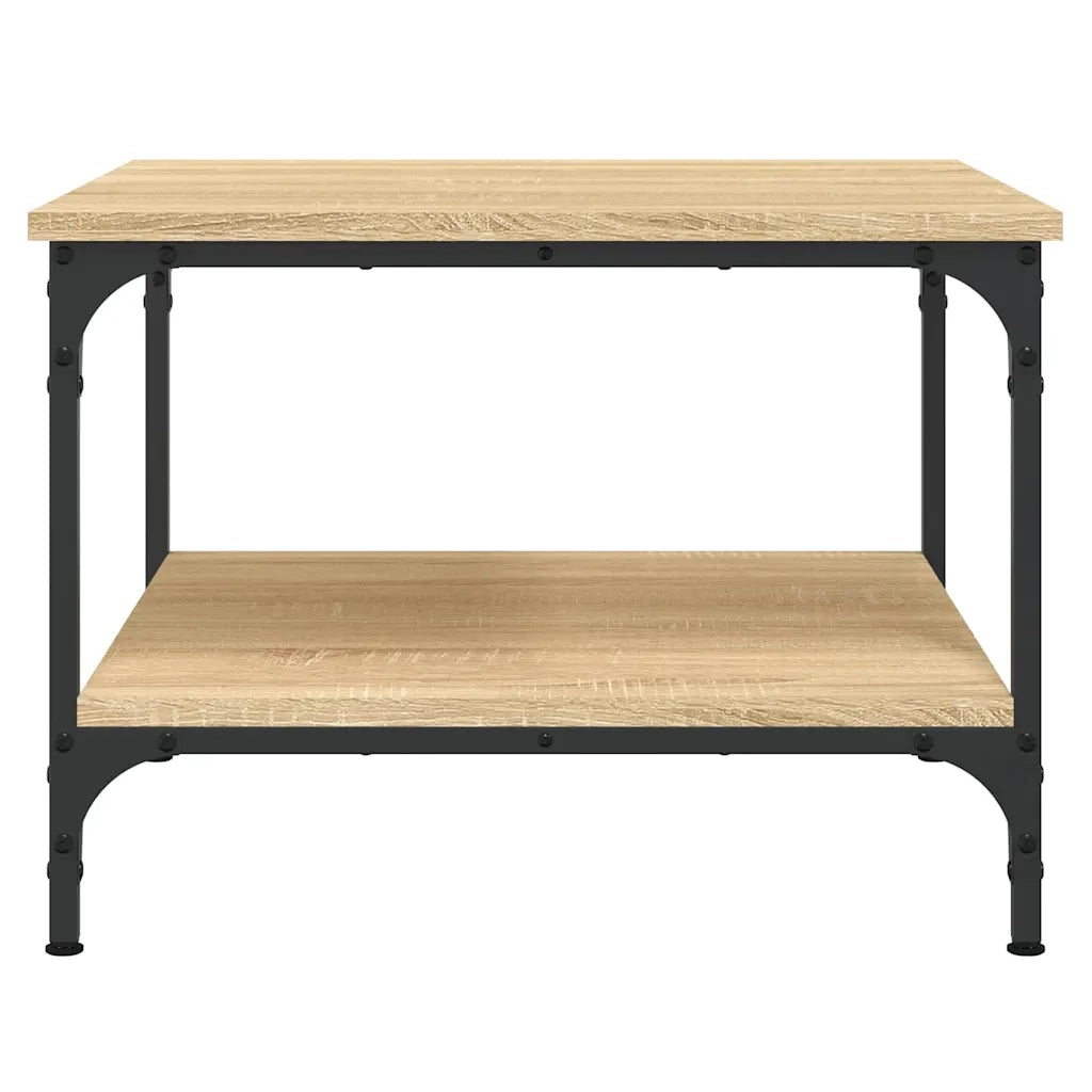 Tavolino da Salotto Rovere Sonoma 55x55x40 cm Legno Multistrato 832829