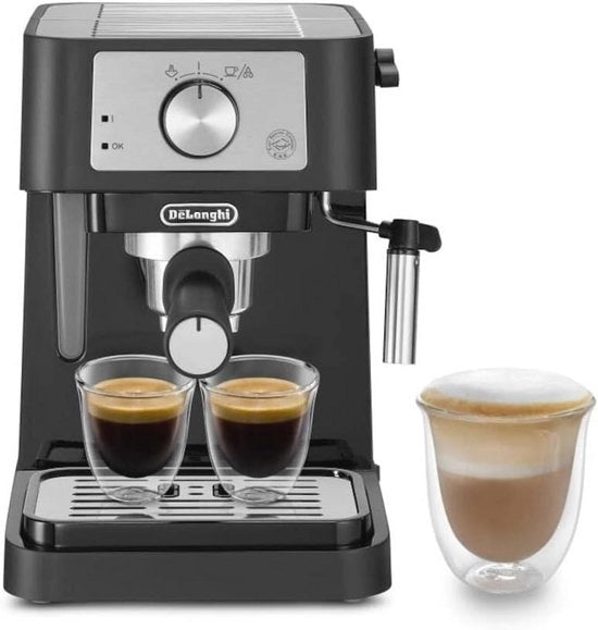 Macchina per caffè manuale con pressione di 15 Bar e sistema cappuccino