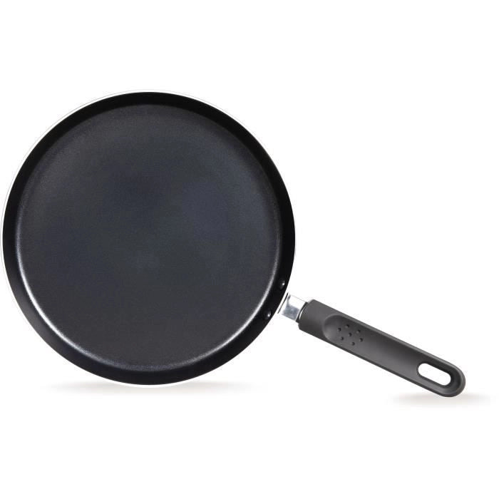 Premier Chef - Crepiera 26 cm - LIVOO - MEP149 - Antiaderente senza PFOA né PFOS - Manico in silicone - Tutti i piani cottura, inclusa l'induzione
