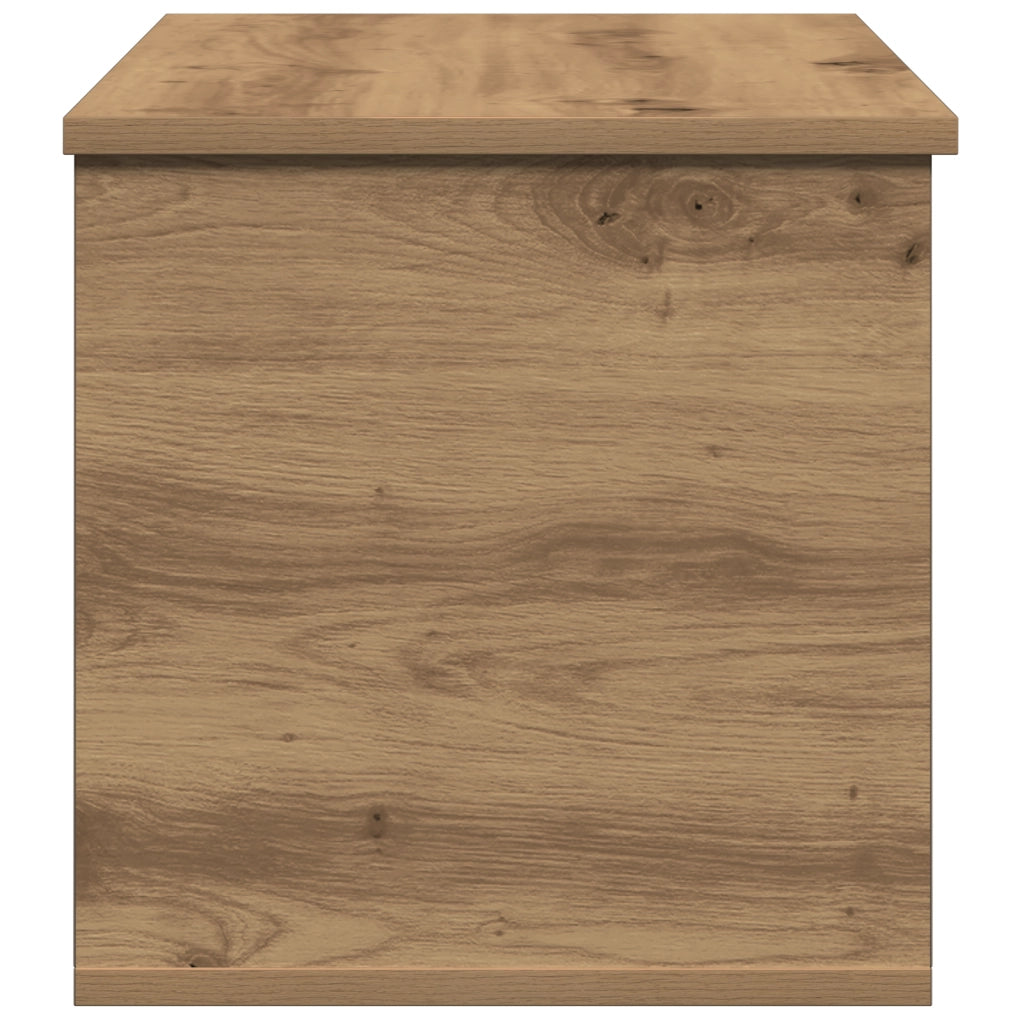 Scatola portaoggetti  in rovere artigianale 90x35x35 cm in legno