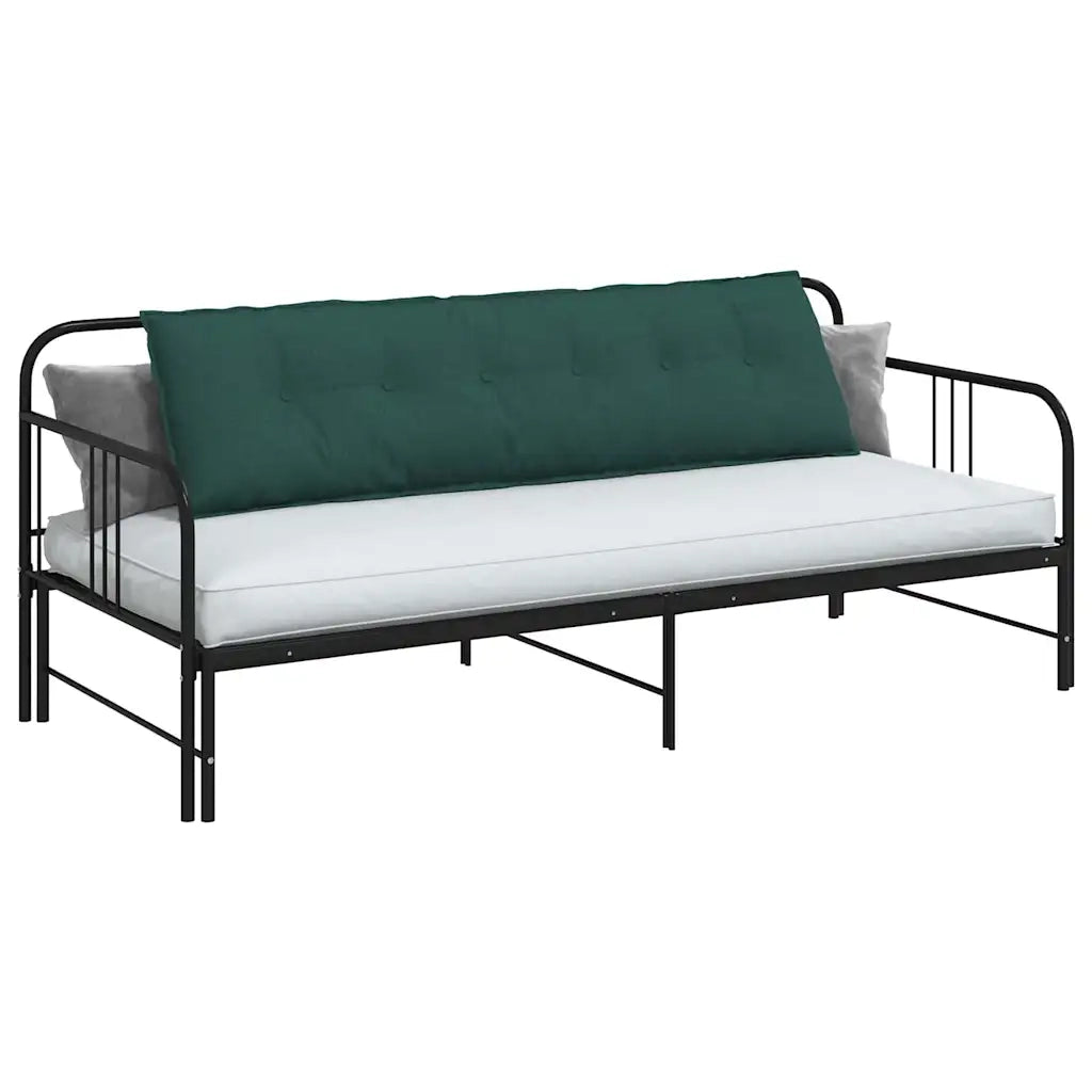 Cuscino per Schiena Verde Scuro 180 x 19 x 50 cm Tessuto