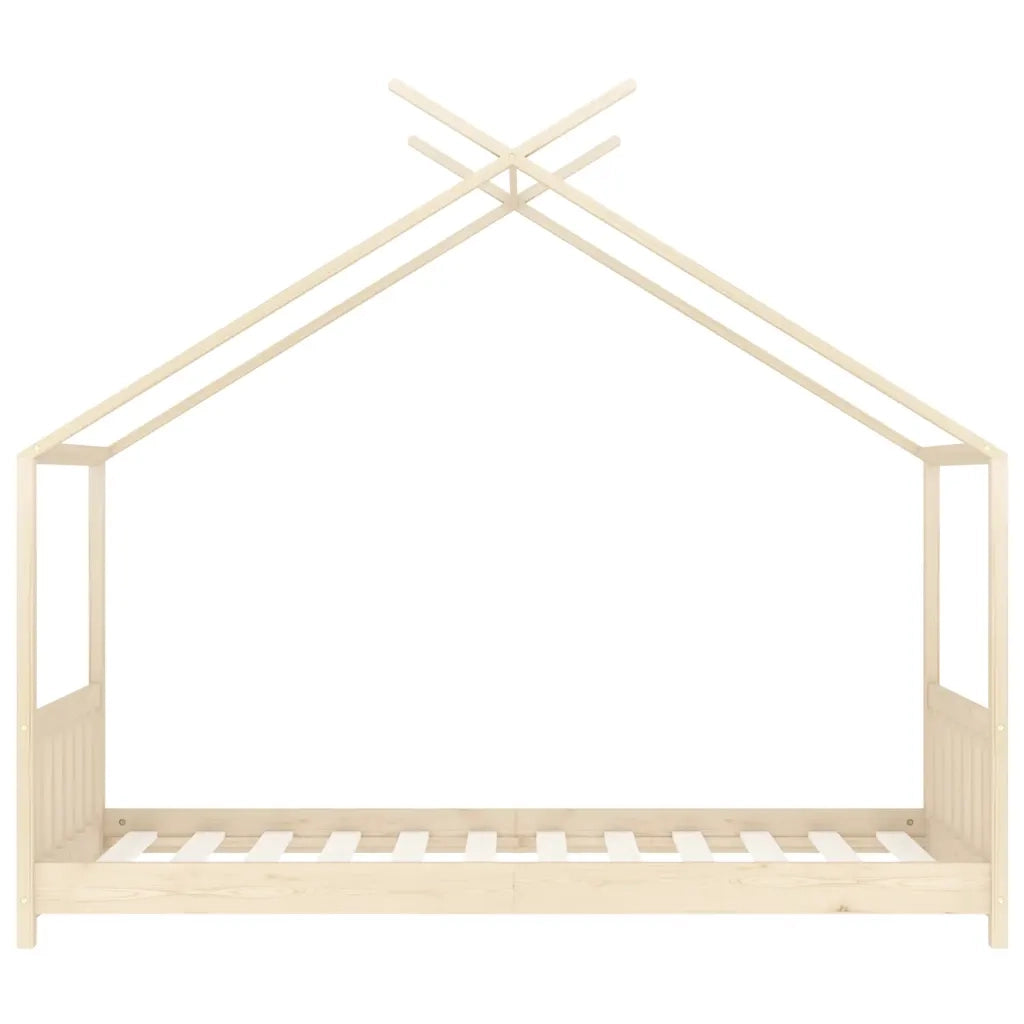 Giroletto per Bambini in Legno Massello di Pino 70x140 cm 283364