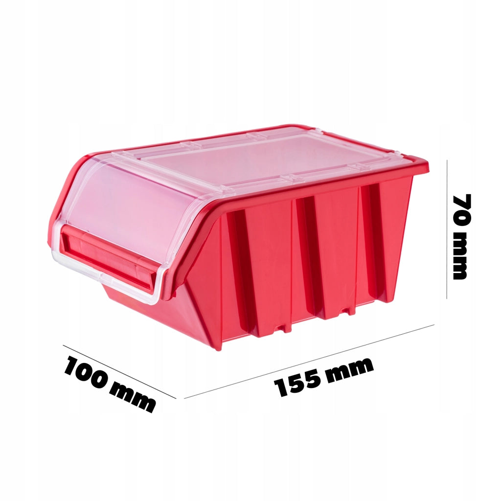 Vassoio organizer in plastica KADAX per officina, dimensioni 155x100x70 mm