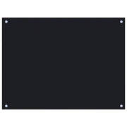 Paraschizzi per Cucina Nero 80x60 cm in Vetro Temperato CFW6417644