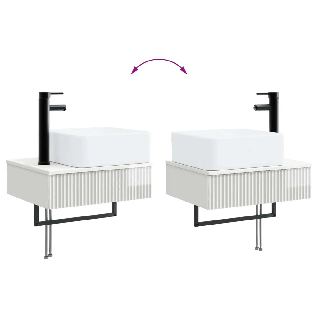 Lavabo da Parete Bianco Lucido 50 x 41 x 39 cm CFW5430880