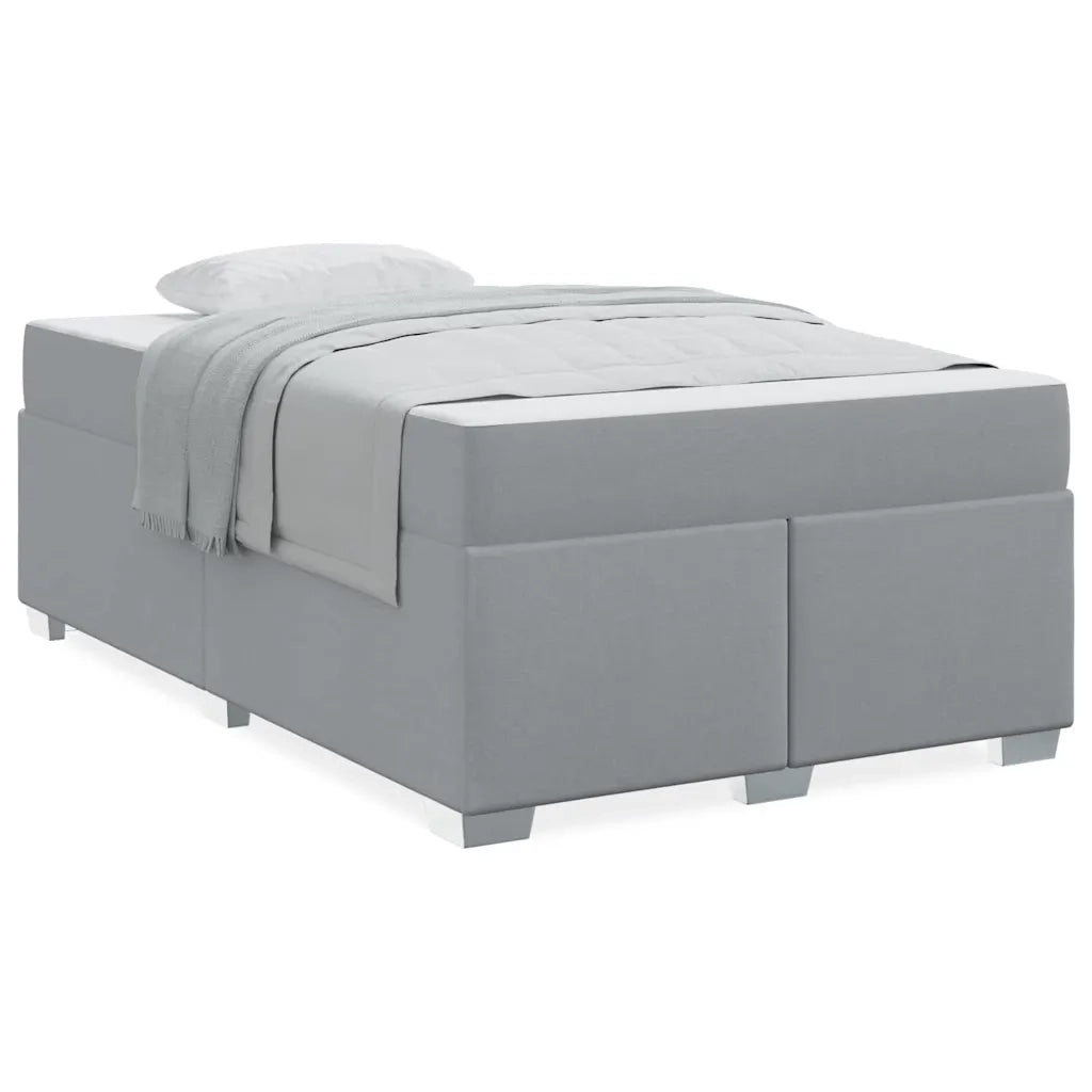 vidaXL Struttura del letto Grigio chiaro 120 x 200 cm Tessuto
