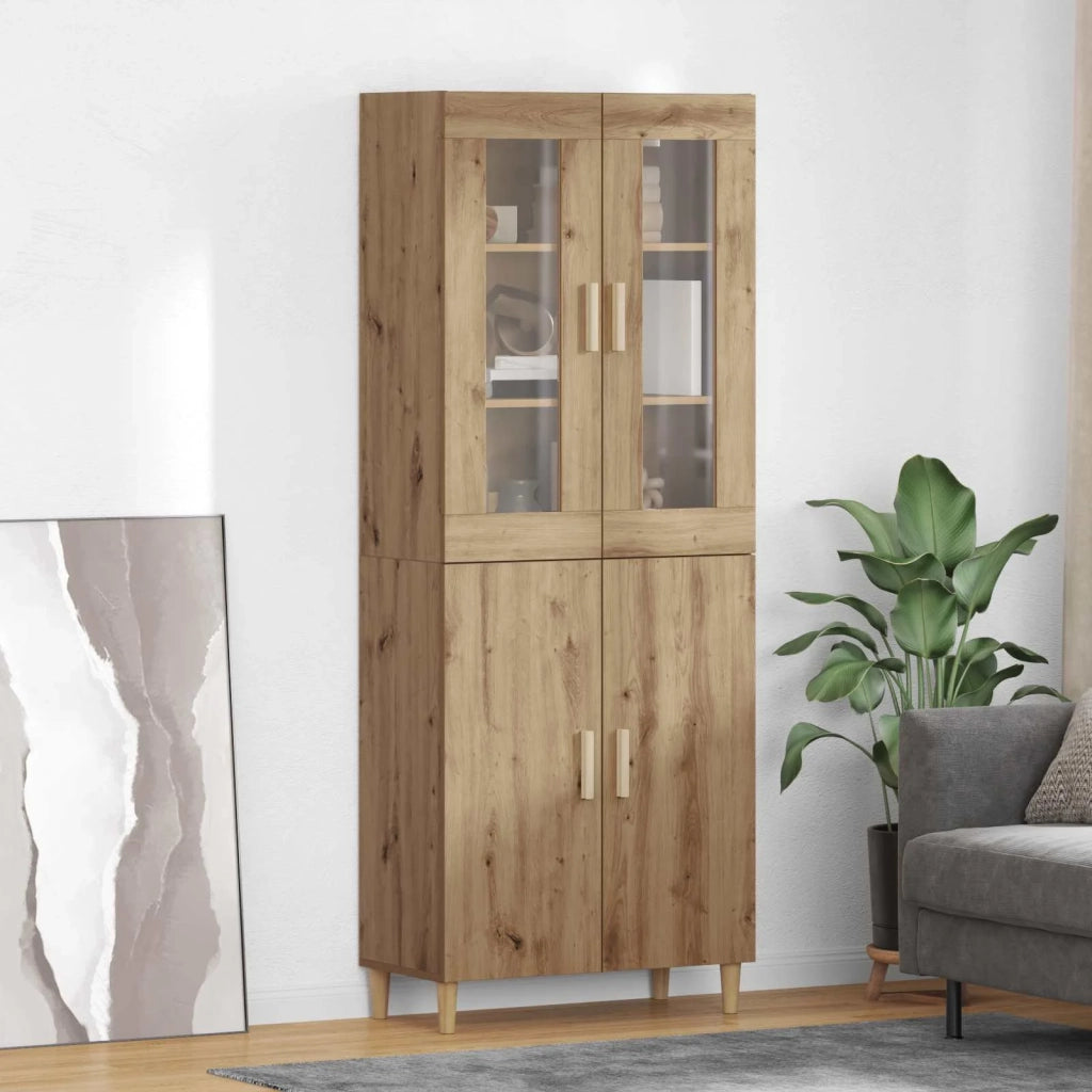 Credenza | Madia | Buffet da pranzo | Armadio da pranzo Rovere artigianale 69,5 x 34 x 180 cm