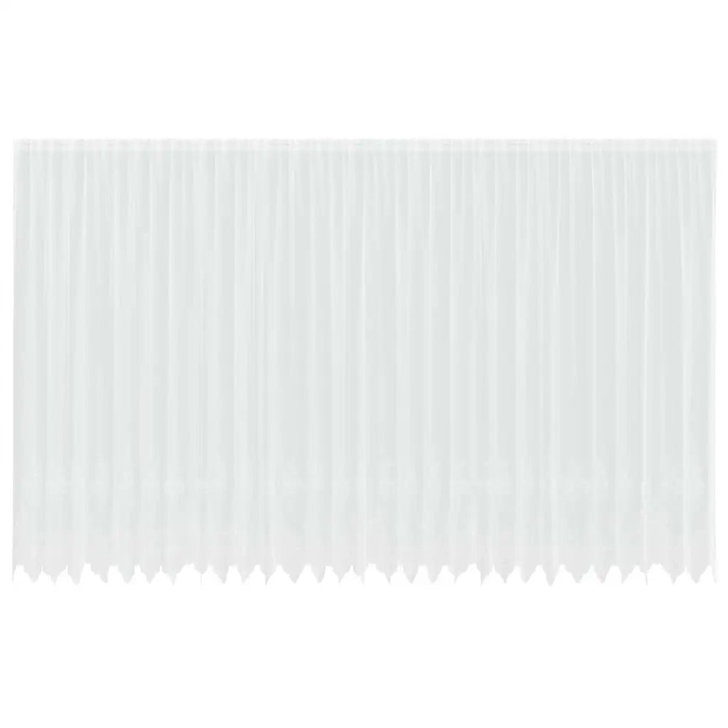 vidaXL Tende con tende Bianco 750 x 280 cm Poliestere