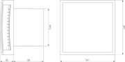 Ventilatore per bagno in acciaio inossidabile silenzioso - Ø 100mm ventilatore a parete per cucina, bagno e toilette