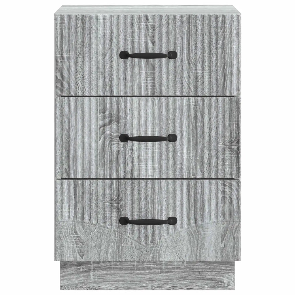 Comodino | Armadio da Notte | Mobiletto da notte con cassetto Grigio Sonoma 43 x 41 x 63,5 cm