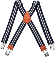 Clip metallico forte - Clip metallico adattabile per cinture pesanti - Blu - Uomo - Dimensione unica - Comodo e Stile