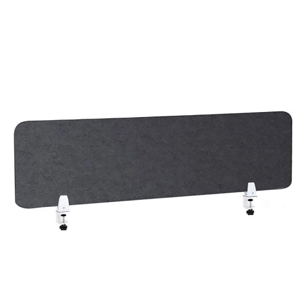Pannello Fonoassorbente da Banco 140x45 cm Coppia di Morsetti Regolabili da Banco Finitura Antracite