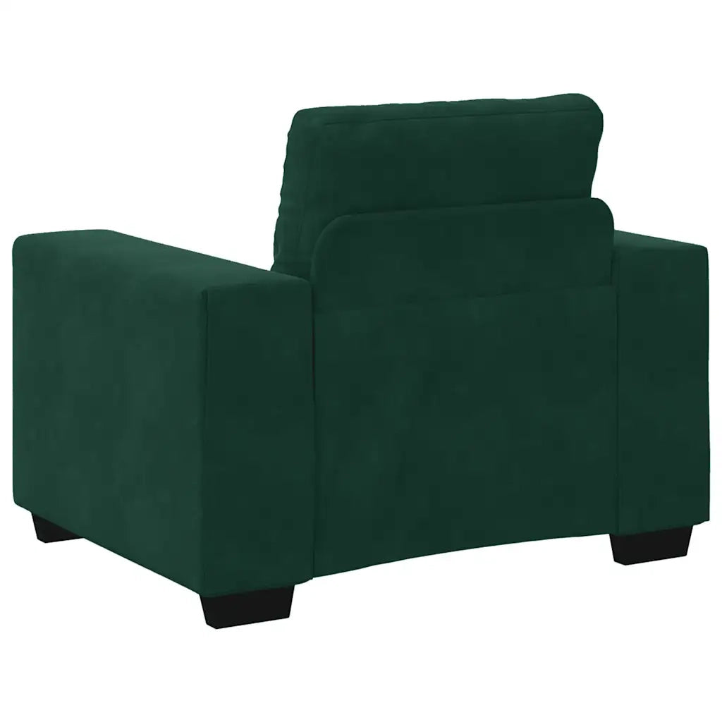 Divano Sedia Verde Scuro 60 cm Velluto