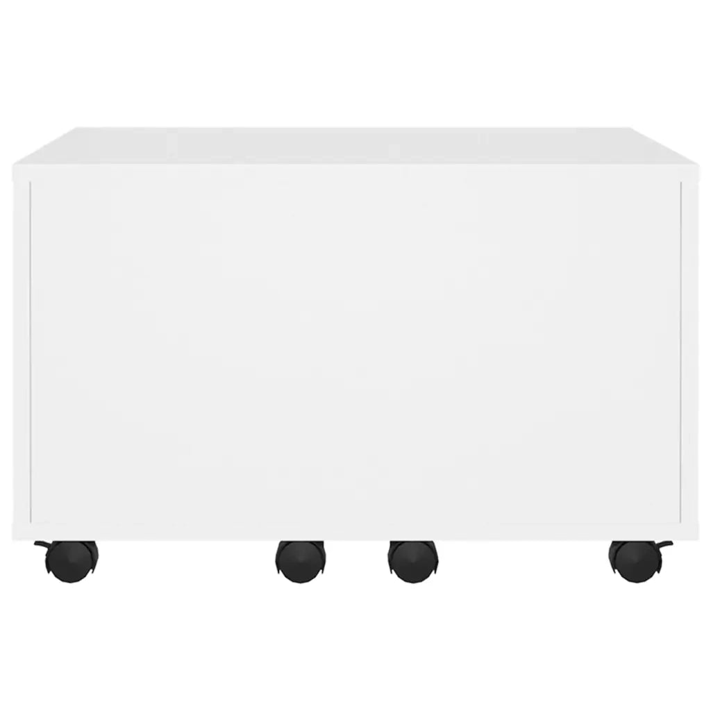 Tavolino da Salotto Bianco 60x60x38 cm in Truciolato cod mxl 10416
