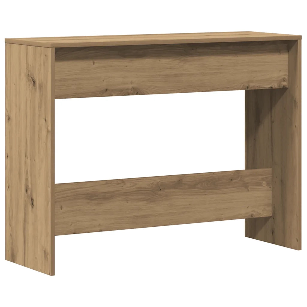 vidaXL Tavolo Consolle Rovere Artigianale 100x35x76,5 cm in Truciolato