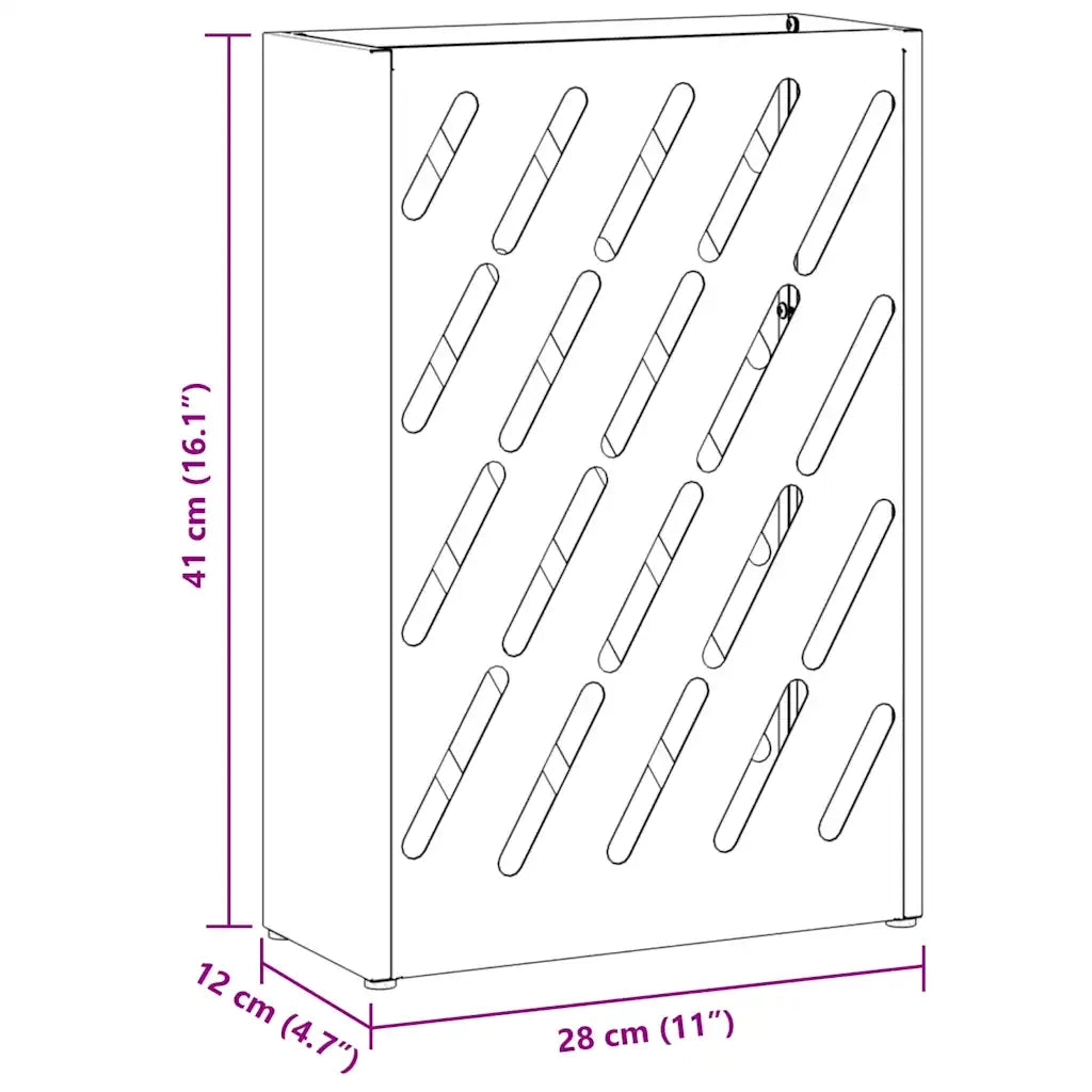 Supporto per Ombrellone Nero 28 x 12 x 41 cm Acciaio CFW8973258