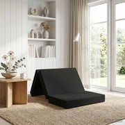 Divano Letto Pieghevole 90 x 67 x 45 cm Nero 900186