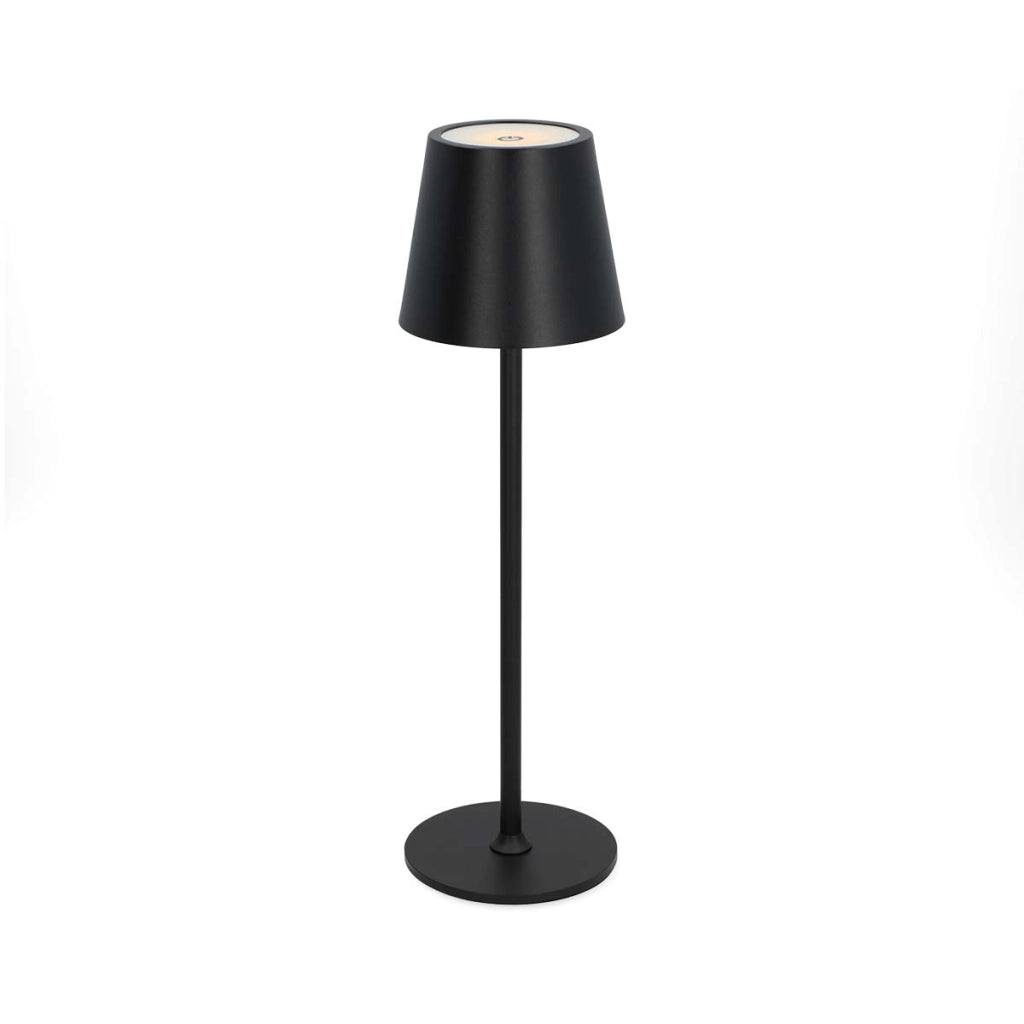 Lampada da tavolo con dimmer tattile 1,8W 150lm 3000-6000K IPX4 Ricaricabile Nero Nedis