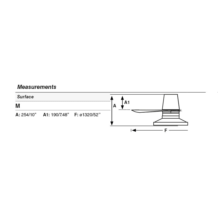 PUNT TUB TAK M Ventilatore nero/noce 3000K