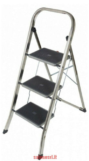 SGABELLO FACAL SAFETY 3 GRADINI IN ACCIAIO