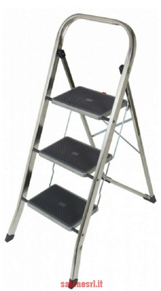 SGABELLO FACAL SAFETY 3 GRADINI IN ACCIAIO