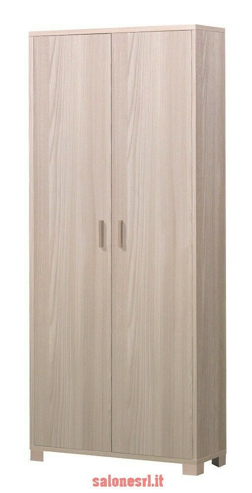 KIT ARMADIO 2 ANTE H190 L83 P29 Cm FINITURA OLMO CHIARO SARMOG 747k