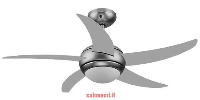VENTILATORE SOFFITTO SILVER C / TELECOMANDO + LUCE