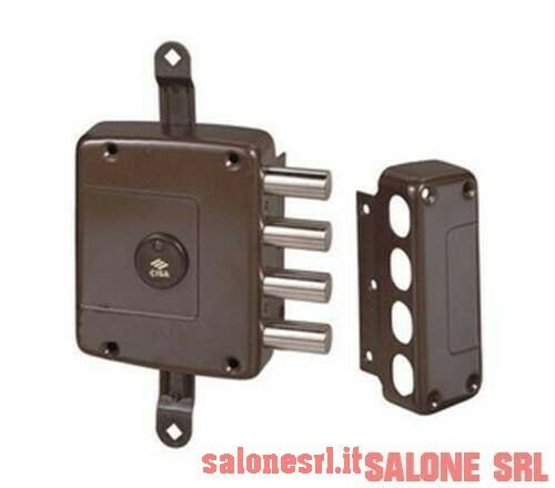 SERRATURA TRIPLICE DI SICUREZZA ANTIFURTO A DOPPIA MAPPA CISA ART.57120.60