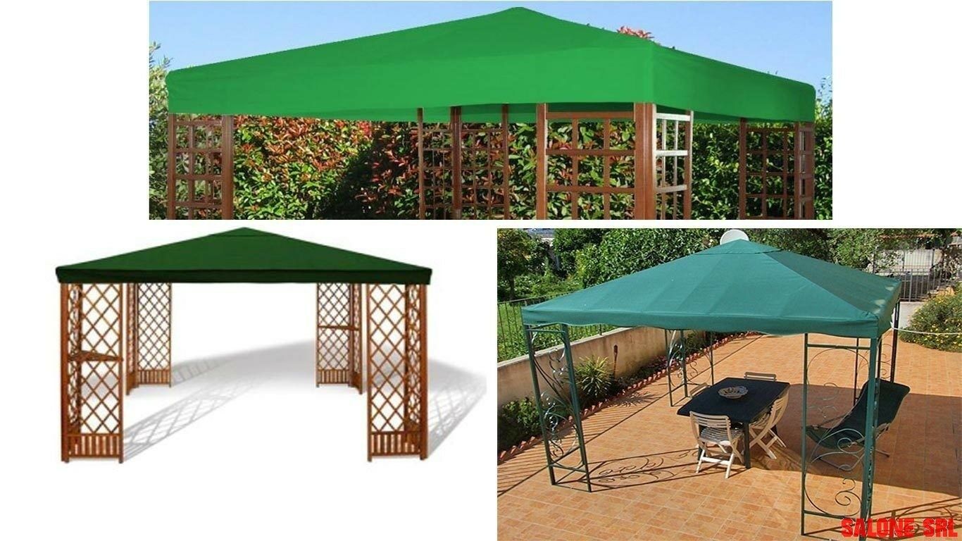 TOP DI RICAMBIO PER GAZEBI GAZEBO DA CM.300X400 COLORE VERDE