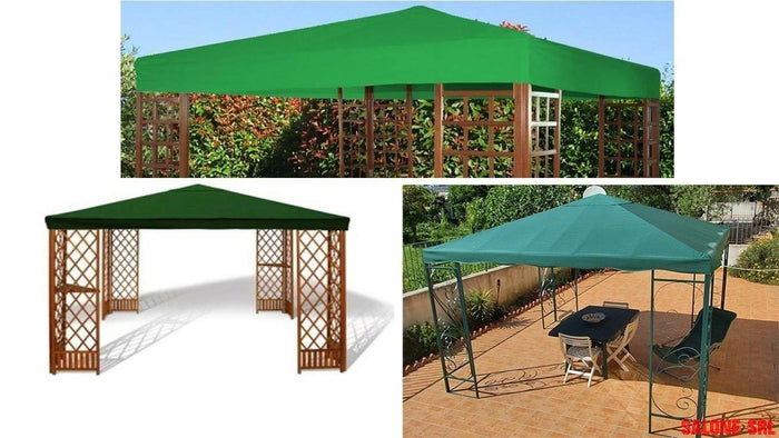 TOP DI RICAMBIO PER GAZEBI GAZEBO DA CM.300X400 COLORE VERDE