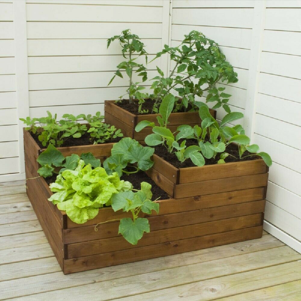 ORTO PENSILE FOUR IN PINO IMPREGNATO 90X90X46H