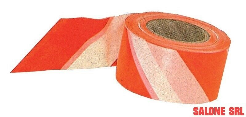 ROTOLO NASTRO 12 pz PER Segnaletica IN PLASTICA, COLORE BIANCO/ROSSO,MTL.200