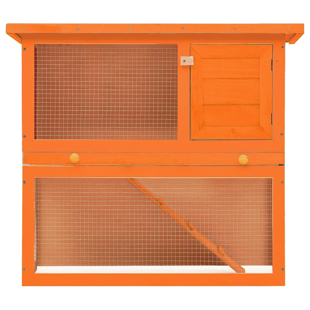 Conigliera all'Aperto Gabbia Piccoli Animali 1 Porta Legno    cod mxl 50385
