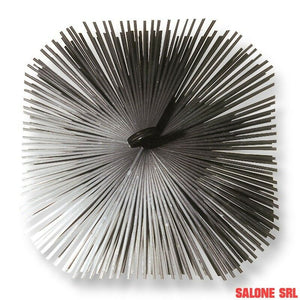 SCOVOLO ACCIAIO QUADRO CM.25 PER PULIZIA CANNA FUMARIA
