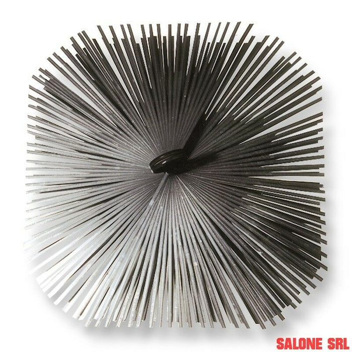 SCOVOLO ACCIAIO QUADRO CM.25 PER PULIZIA CANNA FUMARIA