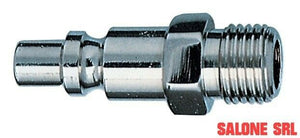 RACCORDO INNESTO PER RUBINETTO RAPIDO - MASCHIO DA 1/4 PER ARIA COMPRESSA