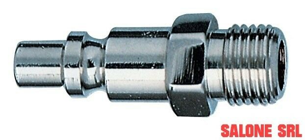 RACCORDO INNESTO PER RUBINETTO RAPIDO - MASCHIO DA 1/4 PER ARIA COMPRESSA