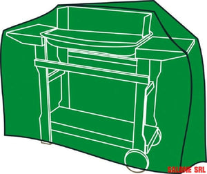 TELO COPERTURA DI PROTEZIONE PER BARBECUE 142X43X120H CON IMBOTTITURA INTERNA