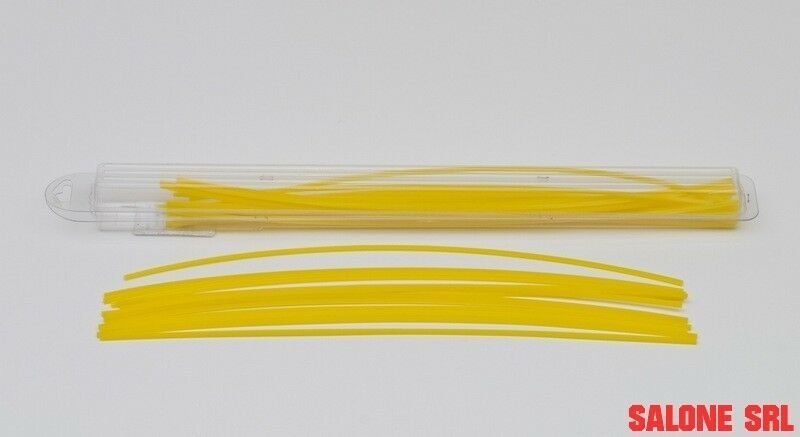 FILO NYLON TONDO SPEZZATO MM.3,0 X 36 CM. CONFEZIONE 30 PEZZI PER DECESPUGLIATORE