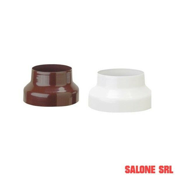 RIDUZIONE D.13F X 12M PER TUBI STUFA SMALTATA BIANCA TUBO STUFA