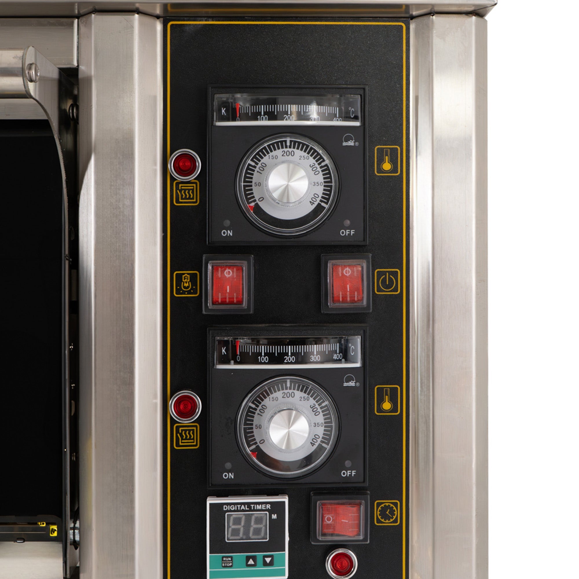 Forno Commerciale per Cucinare Pizza e Altri Cibi a 2 Piani Superficie in Pietra